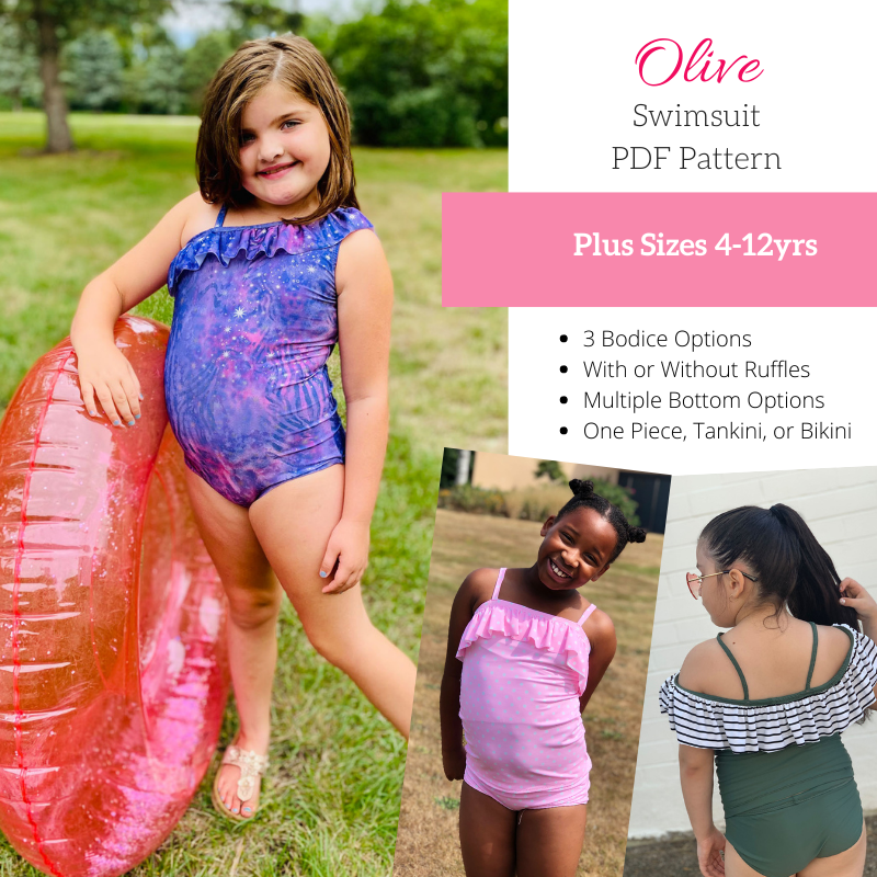 Children's Olive Plus Size PDF Pattern - Sew a Little Seam